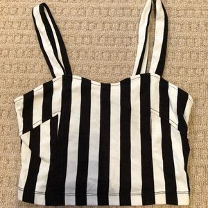 Striped Brandy Melville Crop Top
